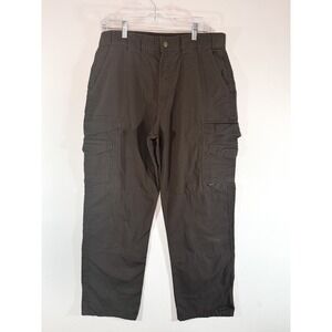 Tru-Spec Tactical Cargo Pants Men's 34 Brown Ripstop Utility Workwear